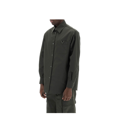 Nylon Shirt Jacket