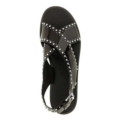MAYFEYR - CHURCH`S - Remi Leather Sandals With Studs - DX01249EMF0AEY