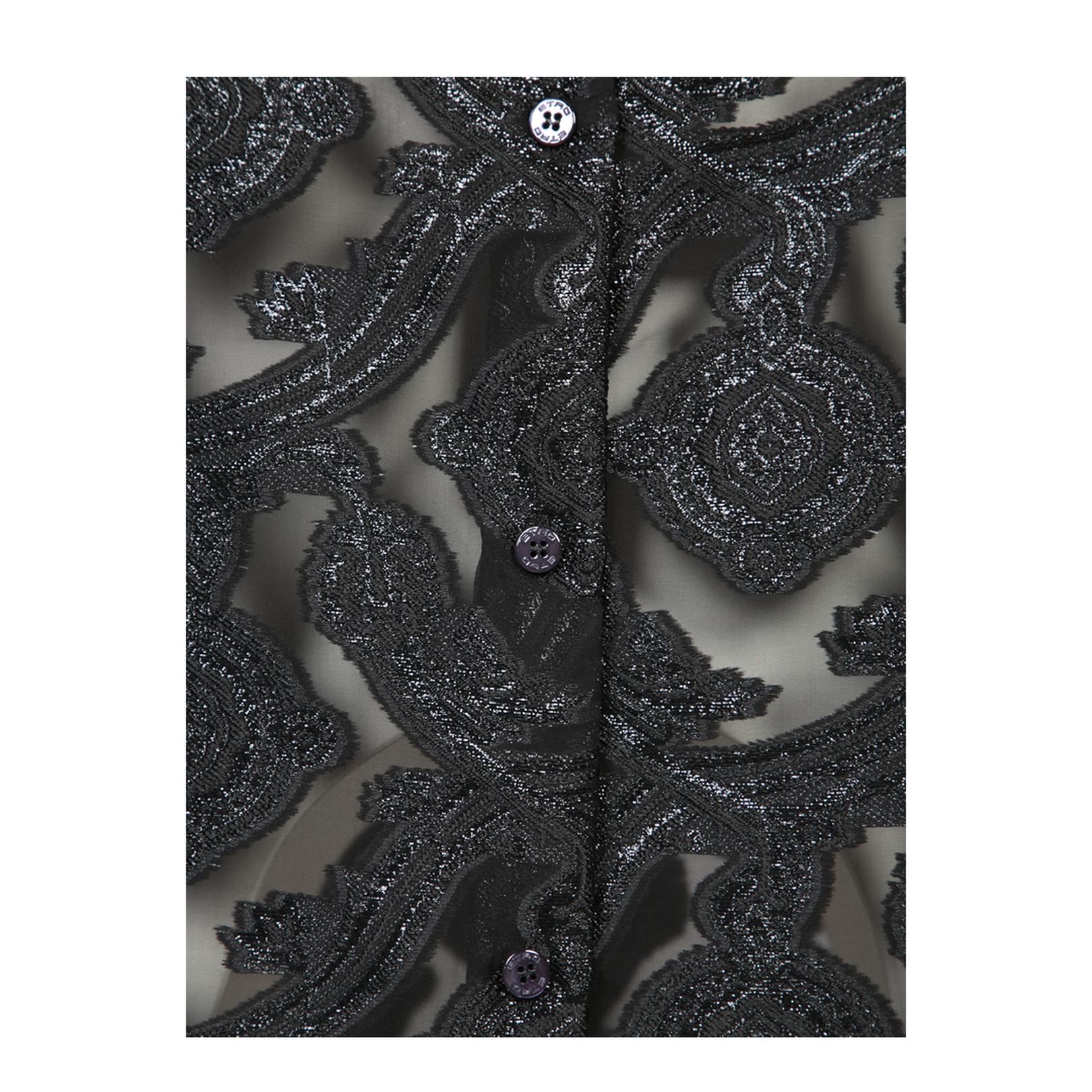 Organza Shirt with Tattoo Design