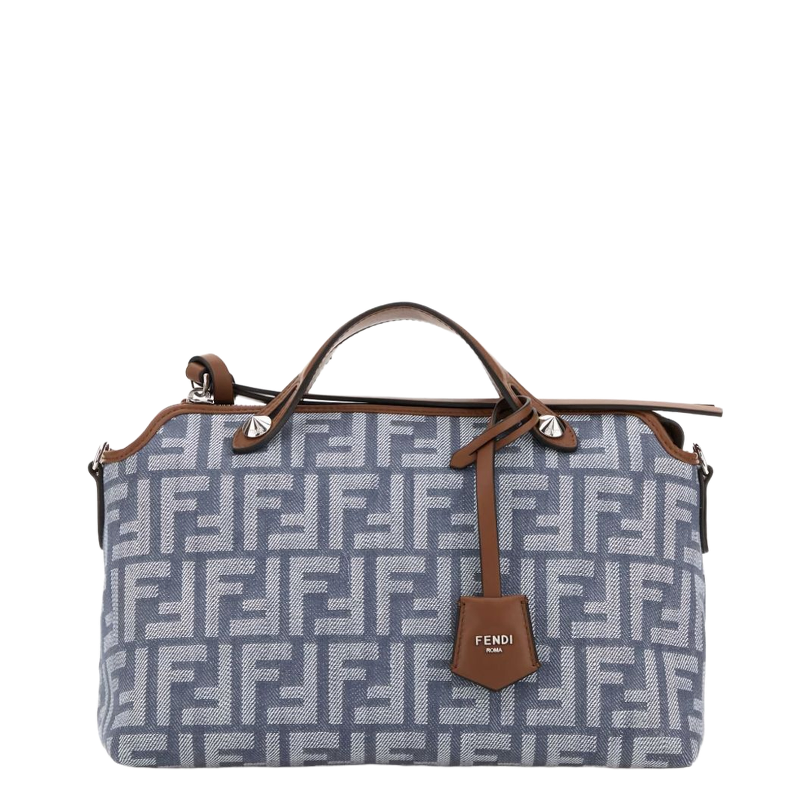 By The Way Medium Jacquard Shoulder Bags - Blue