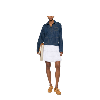 Denim Cotton Shirt in Blue