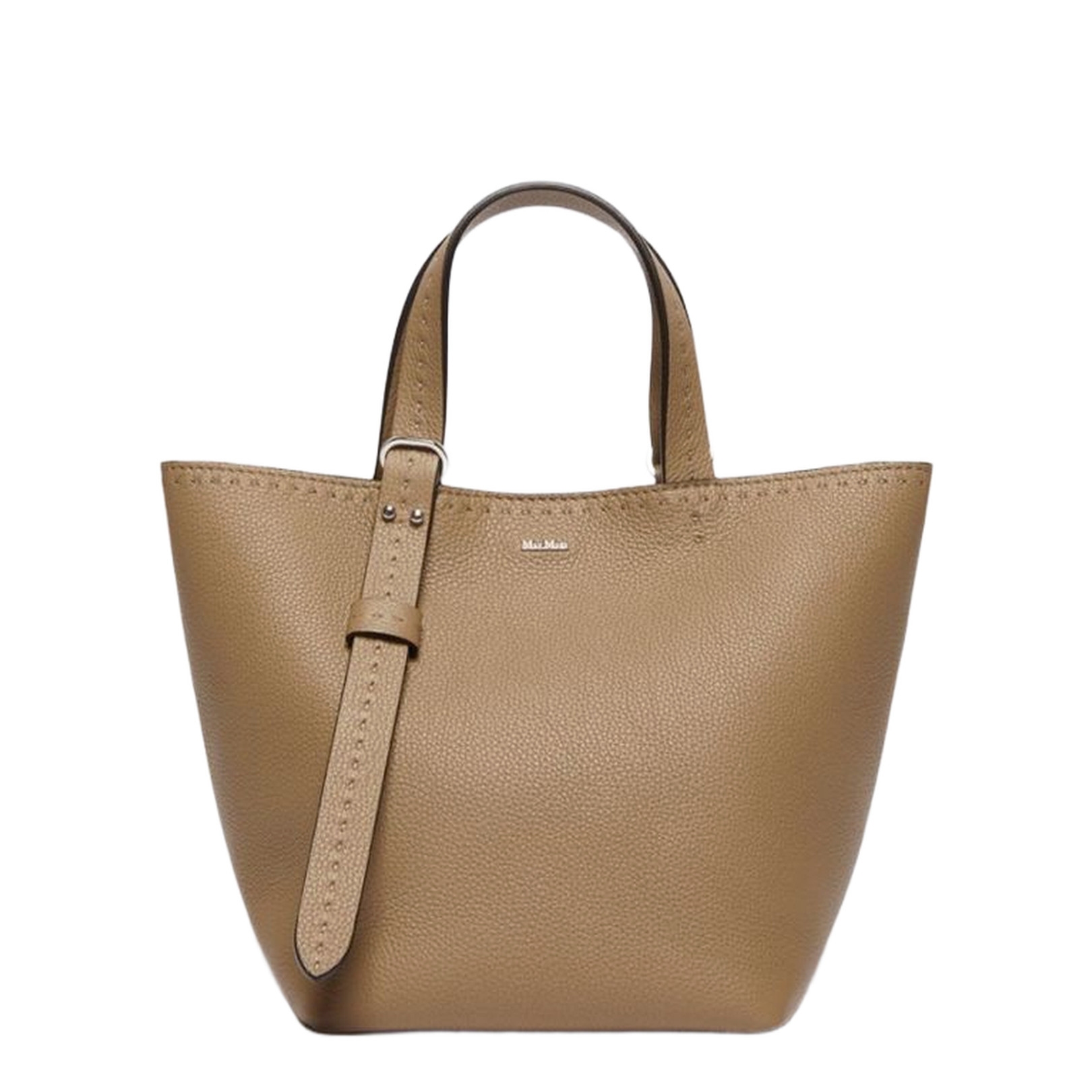 Hand or Arm Bag in Tumbled Calfskin Leather Archetipo Extra Small