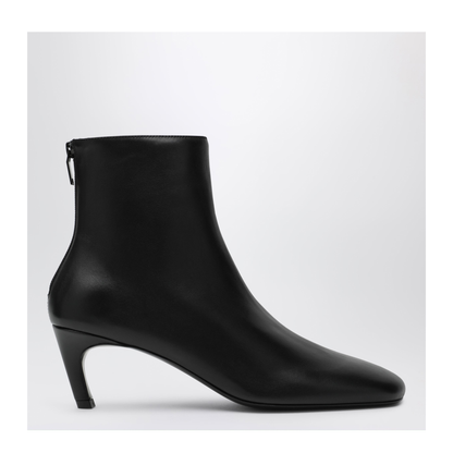 MAYFEYR - Toteme - Nappa Leather Ankle Boots In Black - 263-WAS0354LE0231001