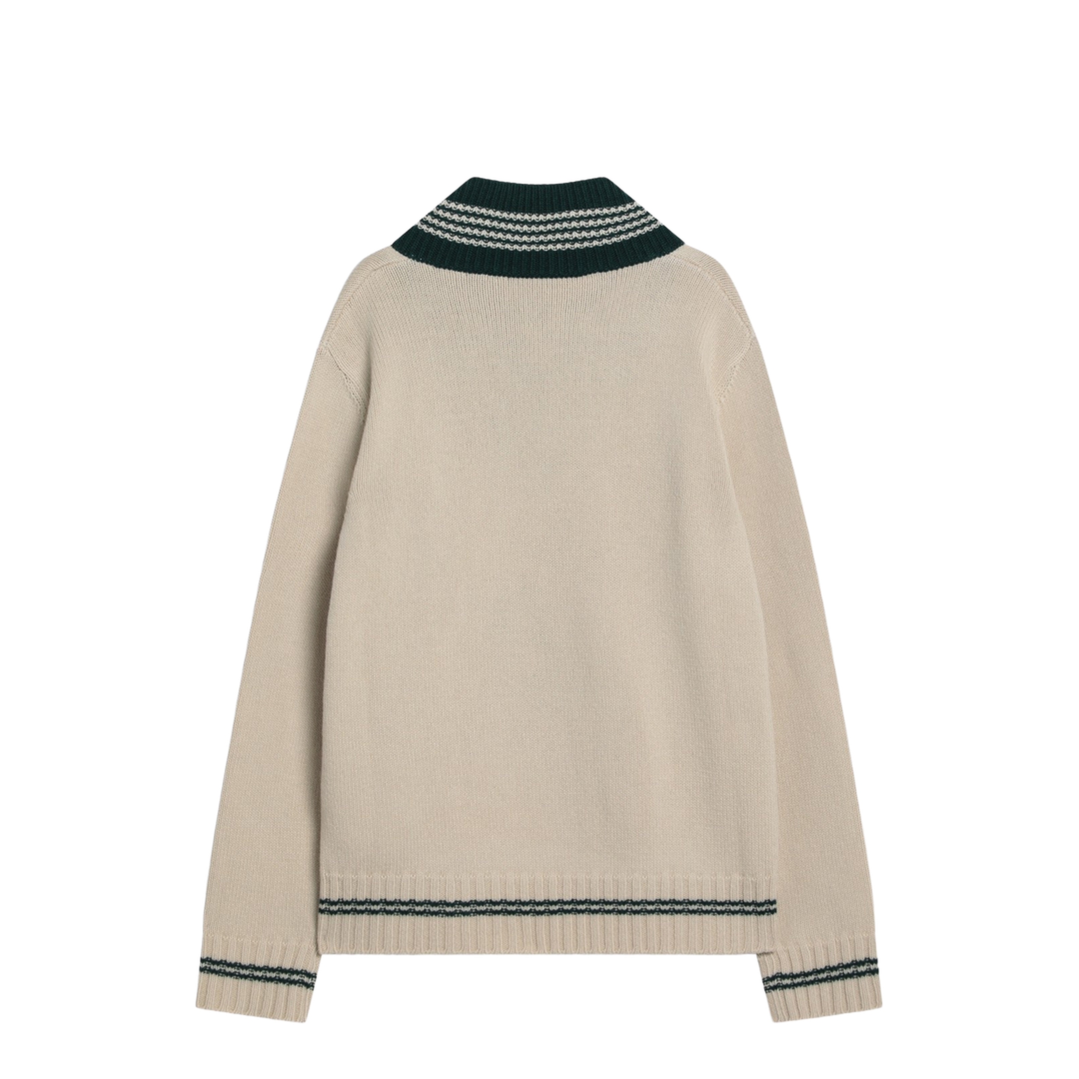 Beige Wool Knitwear