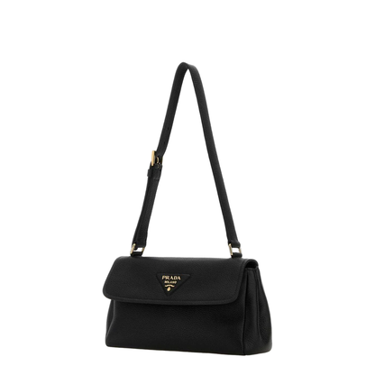 Black Small Leather Shoulder Bag