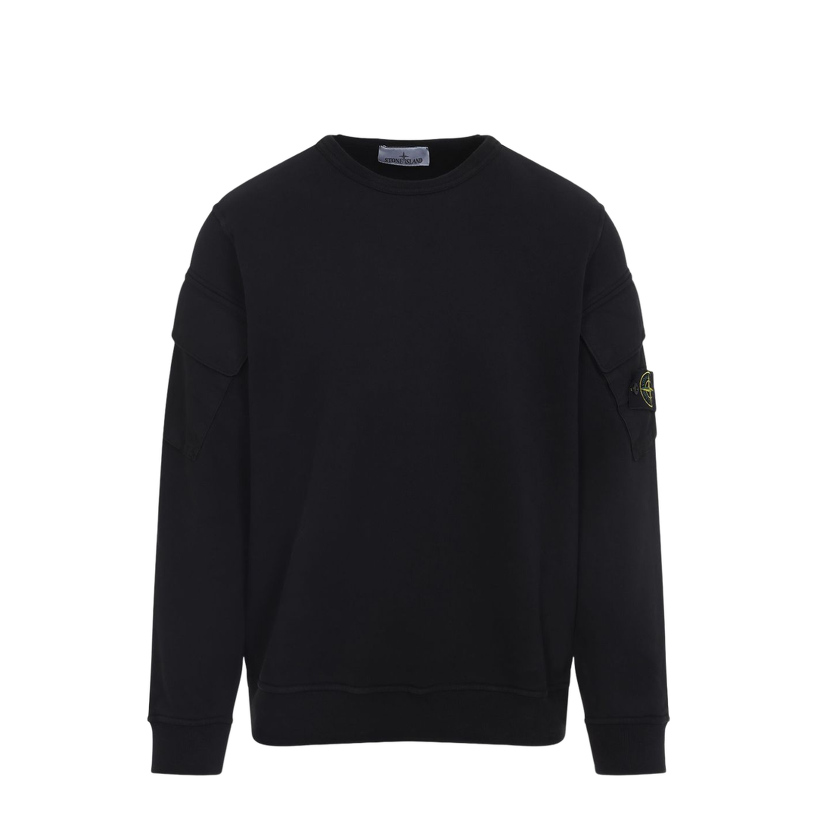 Brushed Organic Cotton Fleece Crewneck Sweatshirt