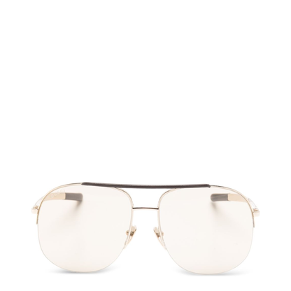 Navigator sunglasses in gold