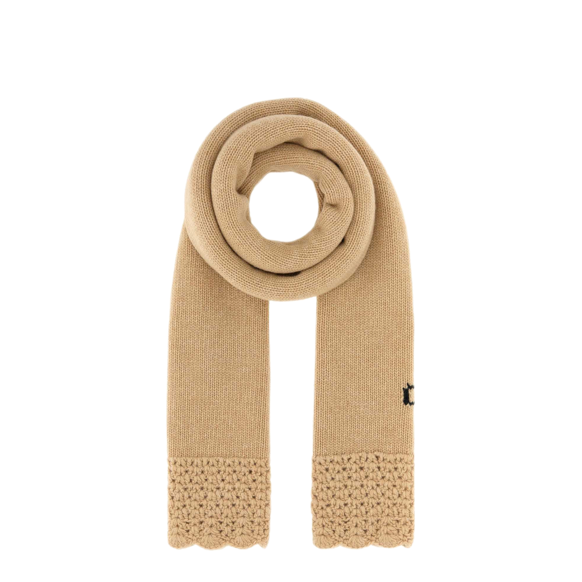 MAYFEYR - Chloè - Beige Wool Scarf - CH27SKS04WOO283
