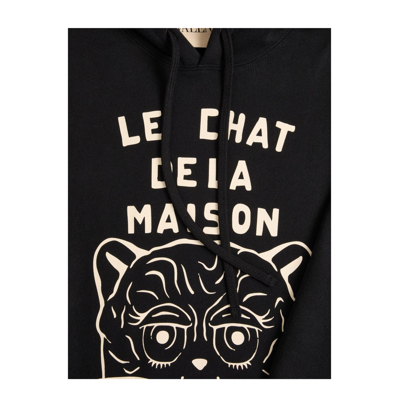 Cotton Sweatshirt With Le Chat De La Maison Patch