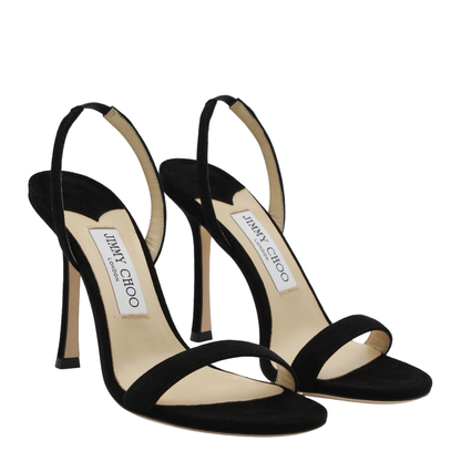 Black Suede Sandals