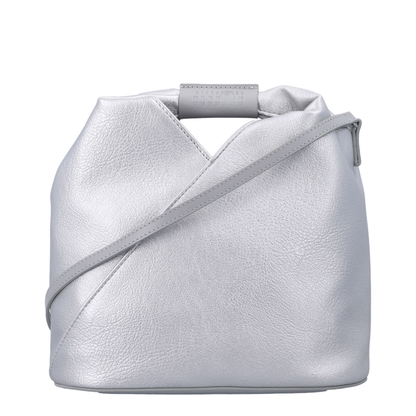 Japanese Eco Leather Crossbody - Silver