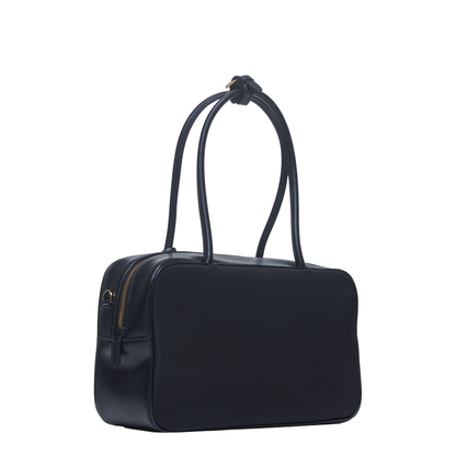 Small Nylon Shoulder Bag - Black