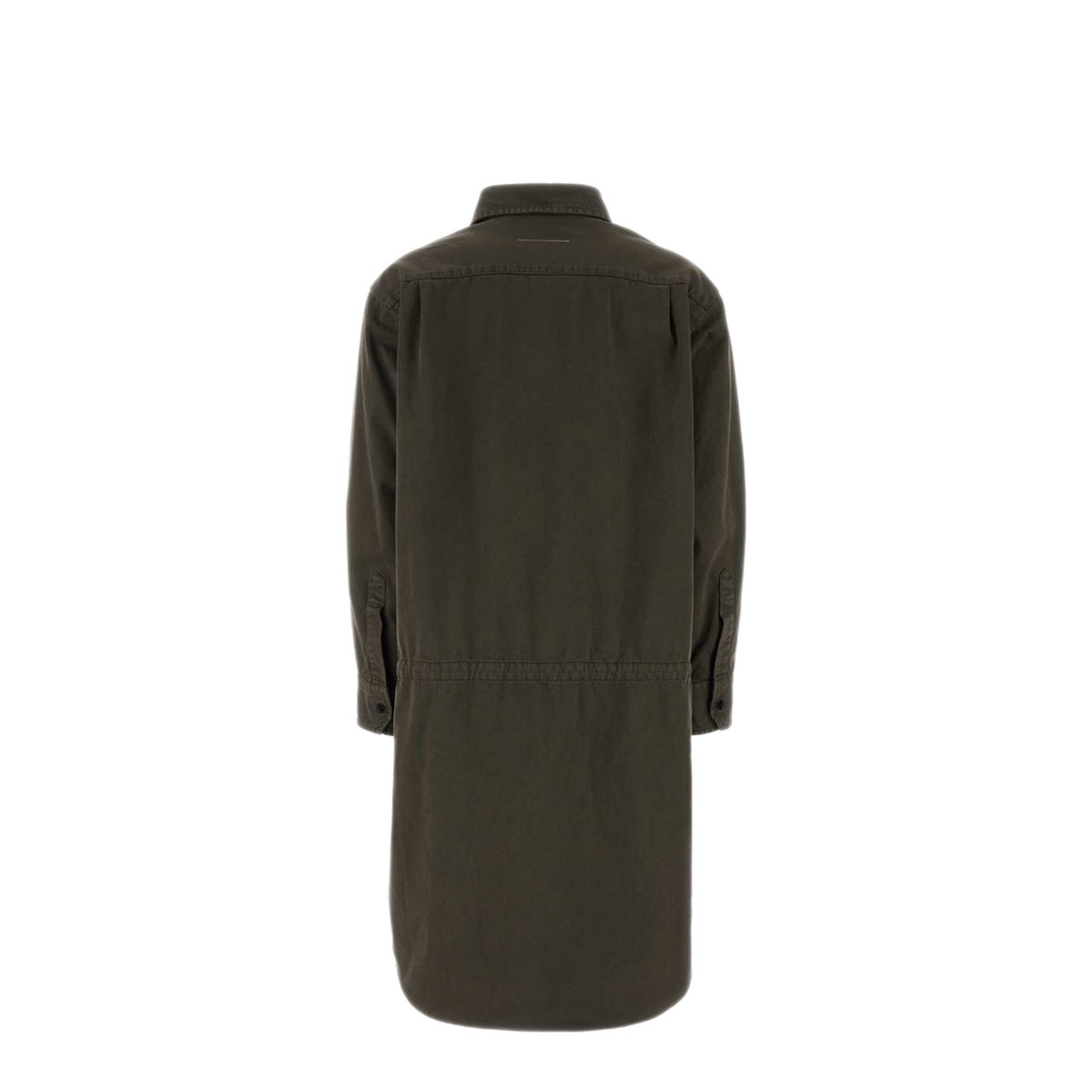 MAYFEYR - Mm6 Maison Margiela - Chocolate Gabardine Shirt Dress - S62DA0104M35435814