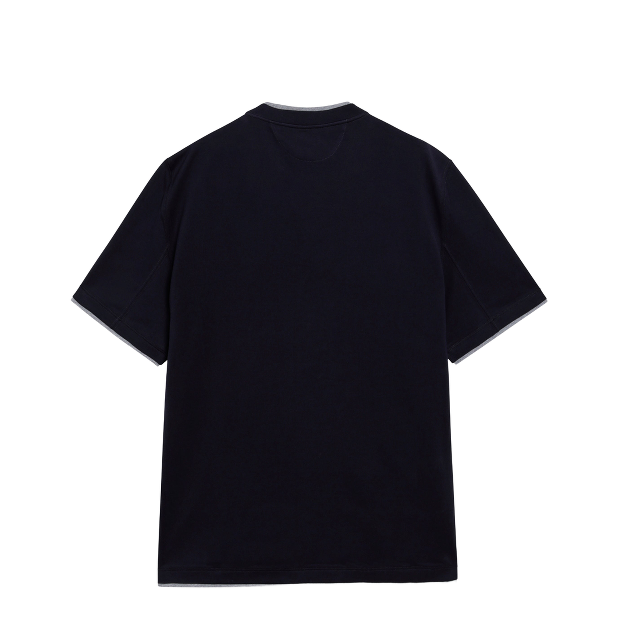 MAYFEYR - Brunello Cucinelli - Crew-Neck Cotton Jersey T-Shirt With Faux Layering, Cobalt - M0B137427COCD325