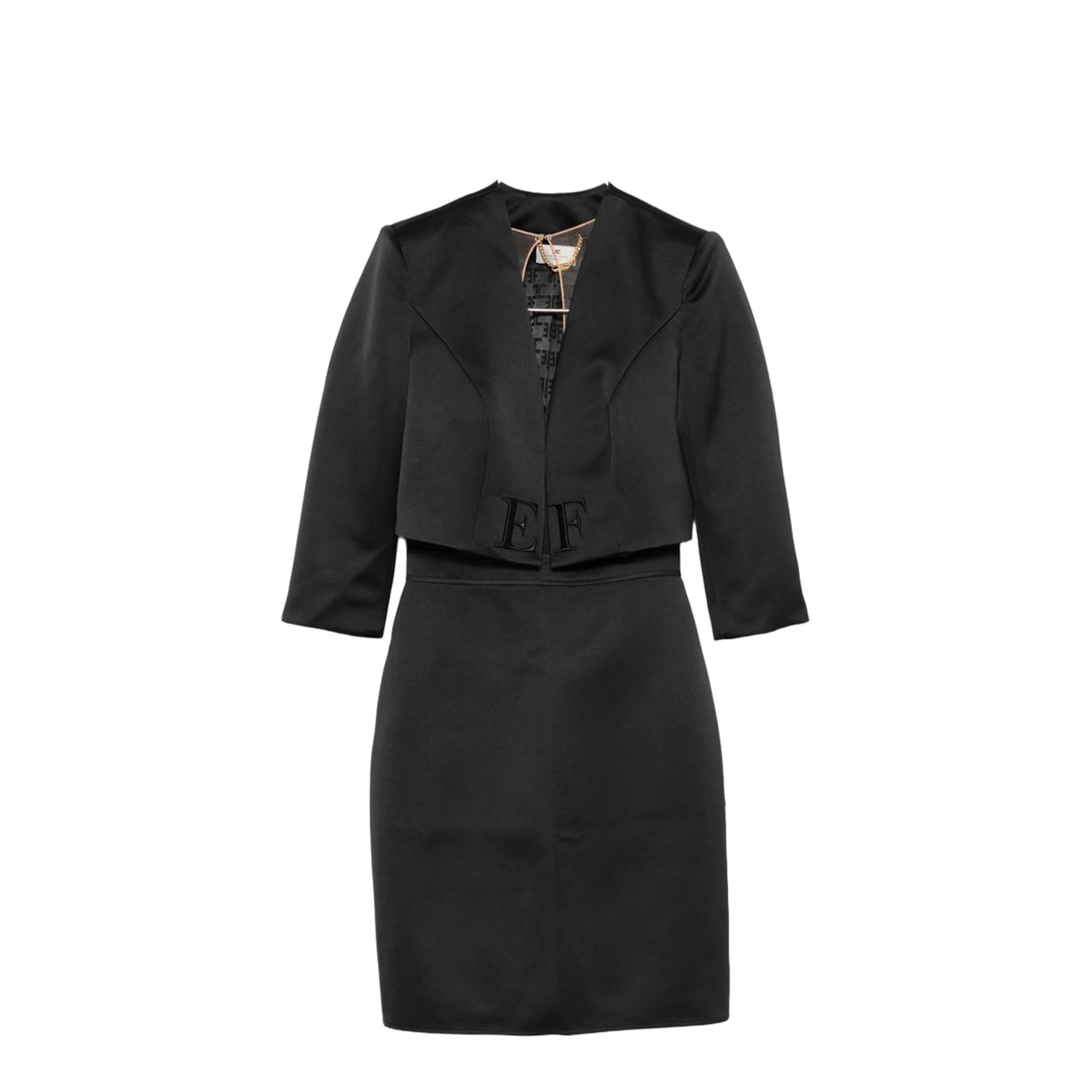 MAYFEYR - Elisabetta Franchi - Dresses Black - TB00161E2110