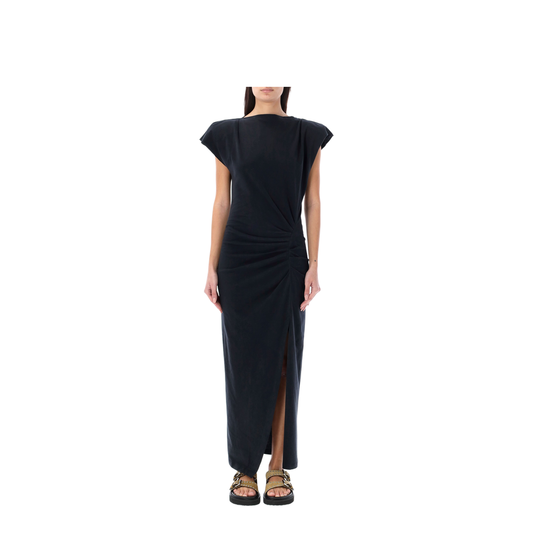 Long Black Nadela Jersey Dress
