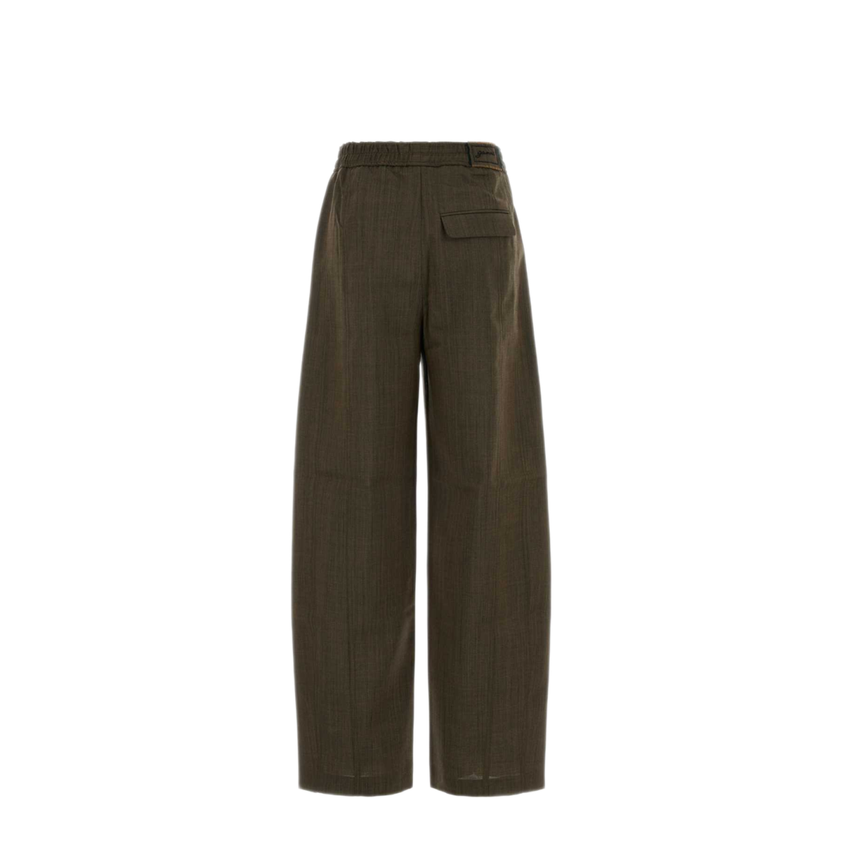 MAYFEYR - Ganni - Light Wool Melange Cargo Pants - A1080152ZXZ