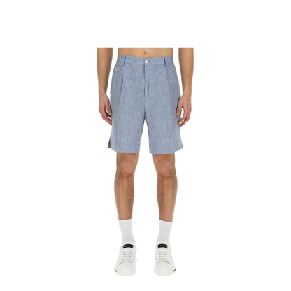Linen Bermuda Shorts