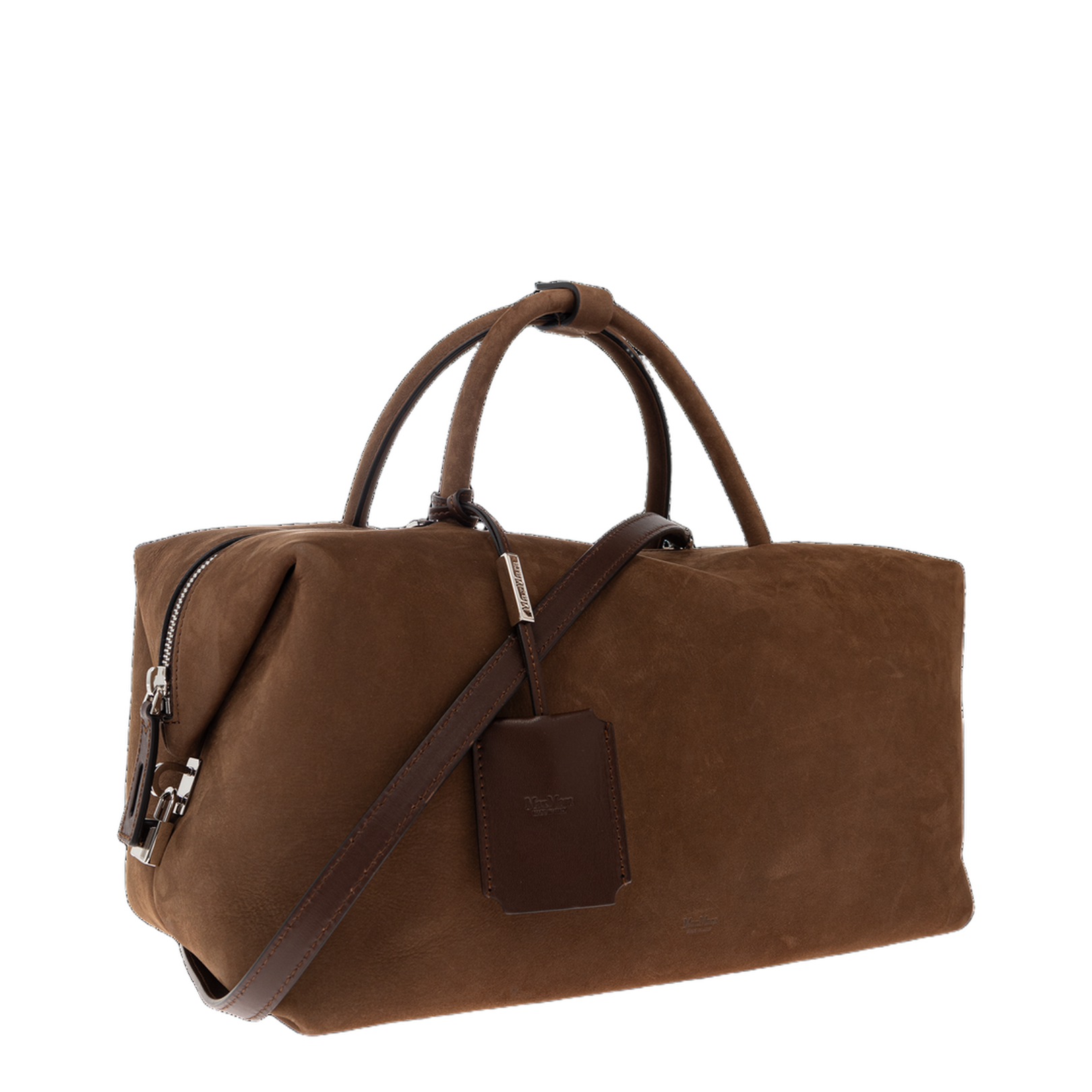 Large Nubuck Leather Satchel