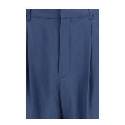 MAYFEYR - Saint Laurent - Tailored Pants With Habutai Silk Belt - 862381Y6J78