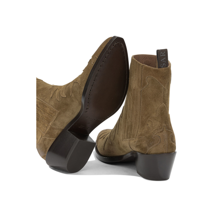 MAYFEYR - Sartore - Velour 45 Mm Cowboy Ankle Boots - SR3645VELOURRECIFE