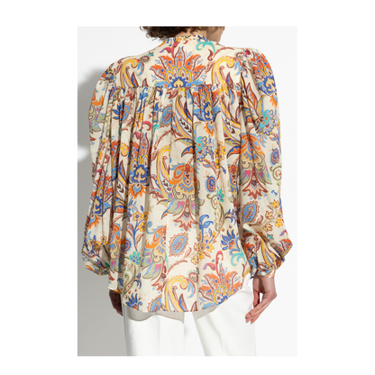 Patterned Loose-Fit Shirt