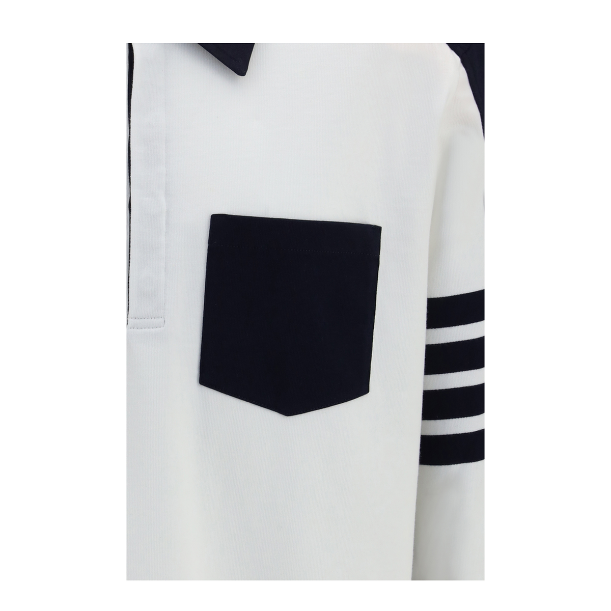 MAYFEYR - Thom Browne - Oversized Colorblock Rugby Polo - MJP250AJ0320100