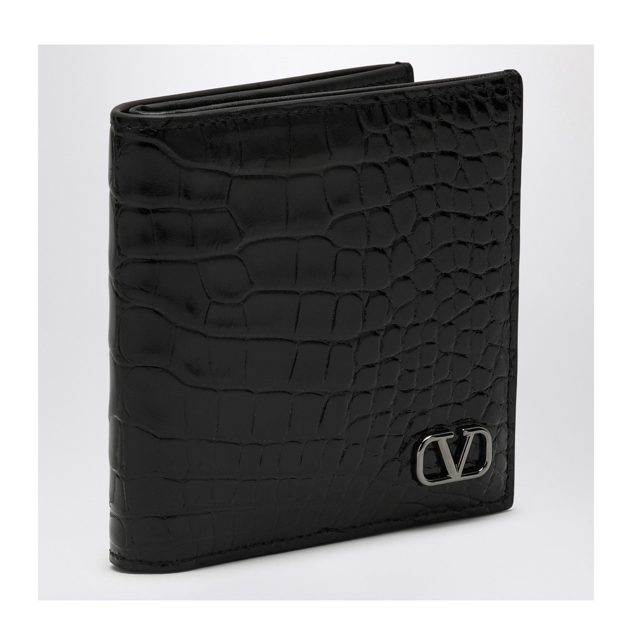 Garavani Signature Vlogo Wallet Black