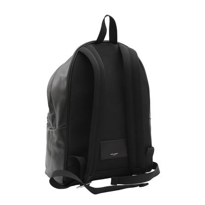 City Leather Backpack - Black