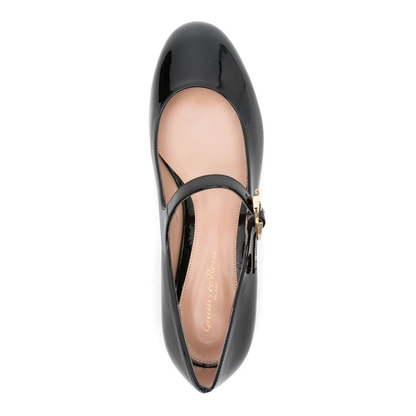 Mary Ribbon 05 Patent Leather Ballet Flats