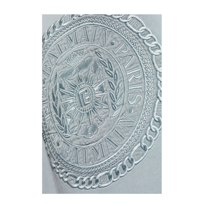 Embroidered Médaille Sweatshirt Grey