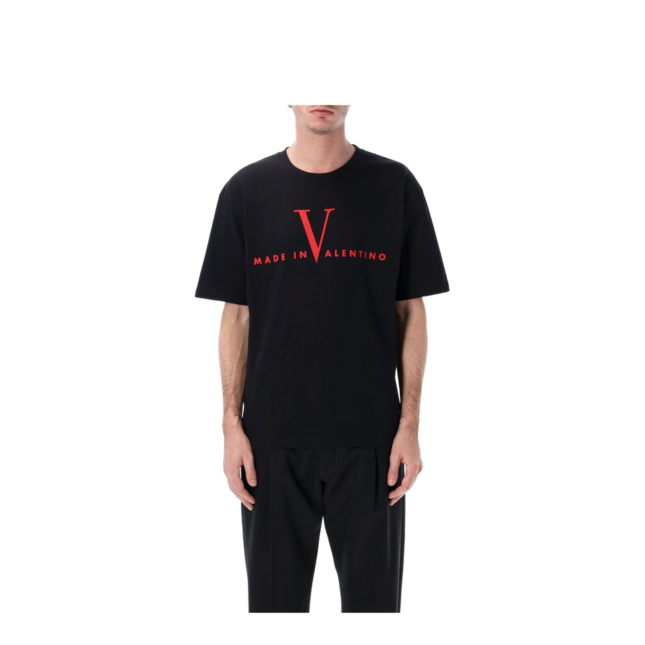 Cotton T-Shirt with Made In Print