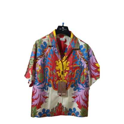 Silk Shirt Red