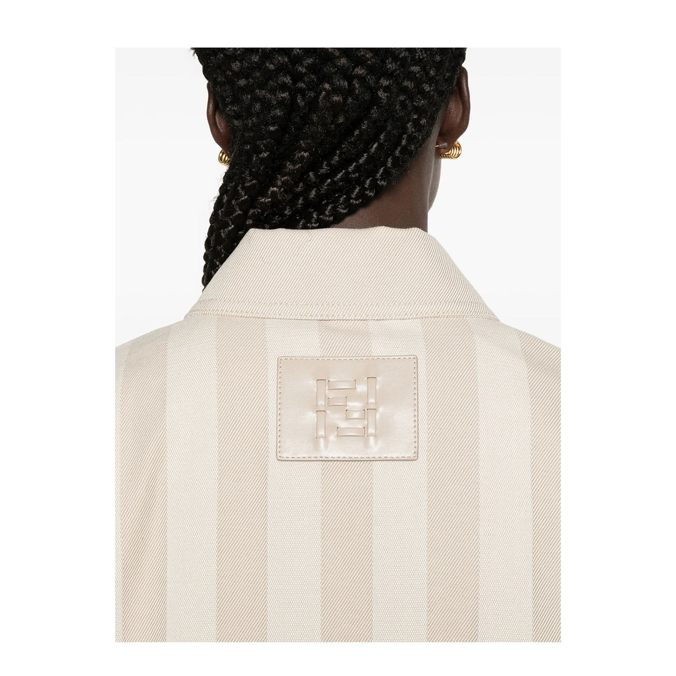MAYFEYR - Fendi - Pequin Drill Cropped Jacket - FLF790AW8GF1WX0