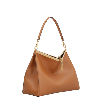 Large Shoulder Bag - Light Brown