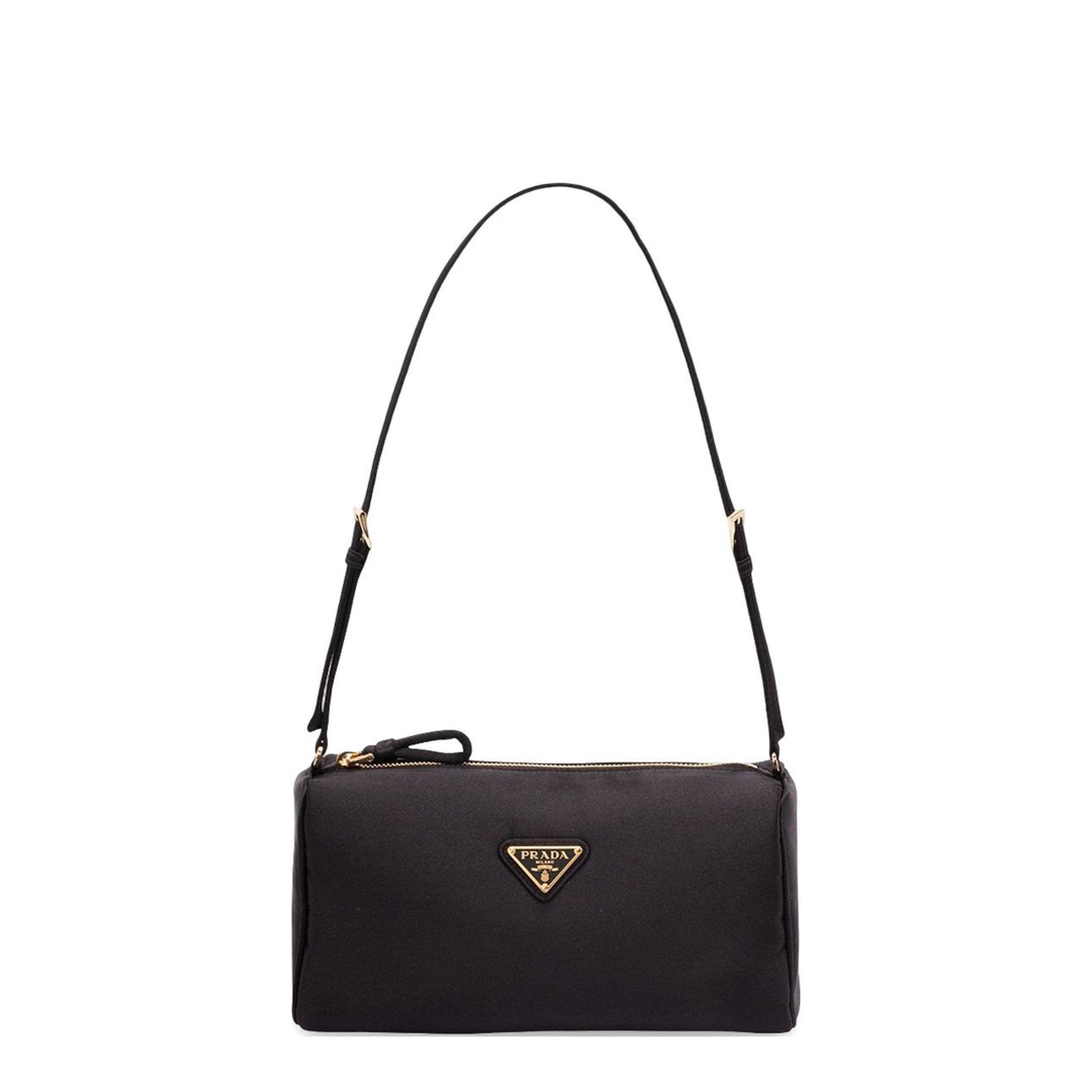 Black Satin Pouch