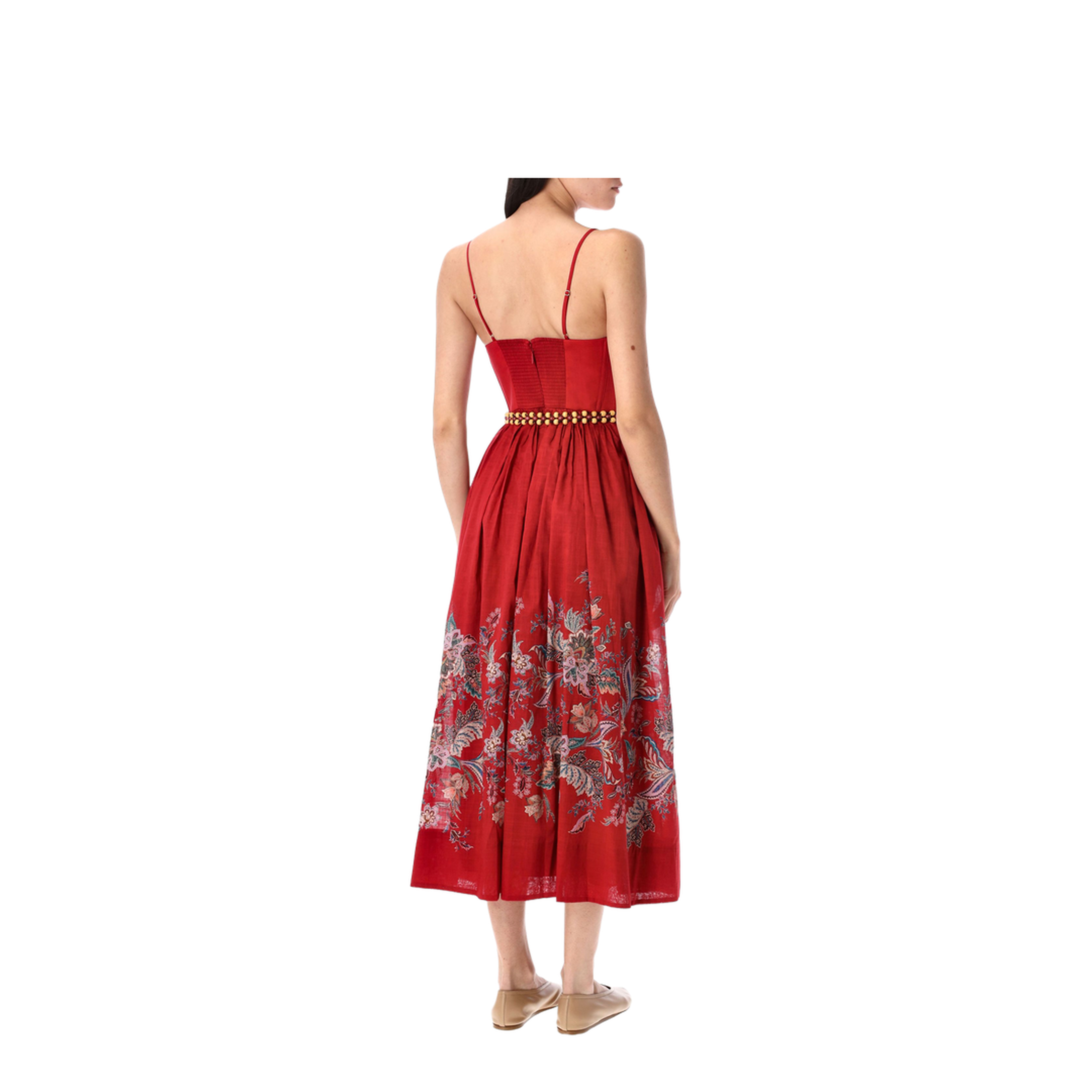 Printed Midi Dress