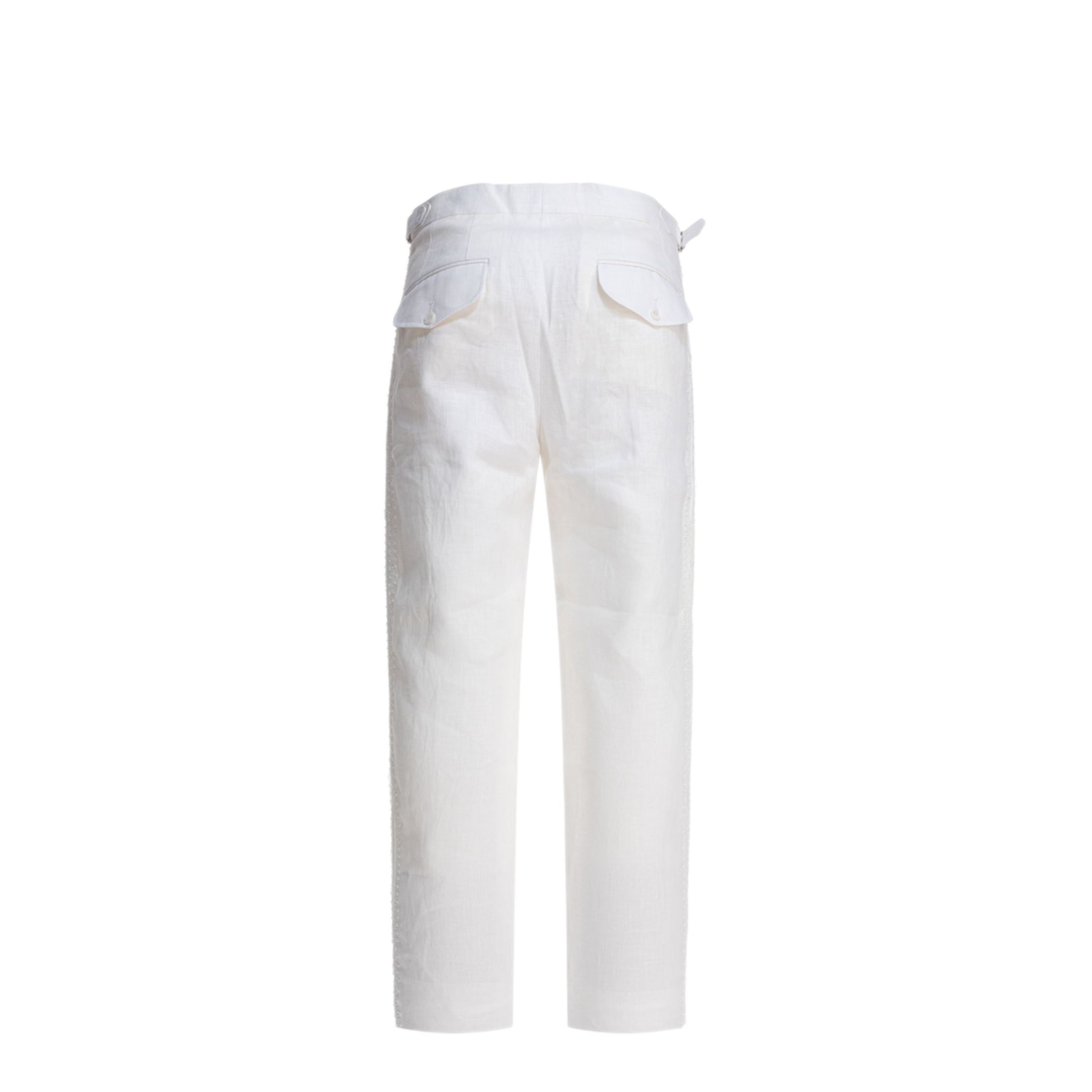 MAYFEYR - Bode - Linen Pants - MRS25BT008WHITE