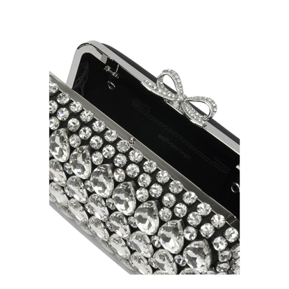 MAYFEYR - Self Portrait - Clutch With Crystals - SS26305ABBLACK