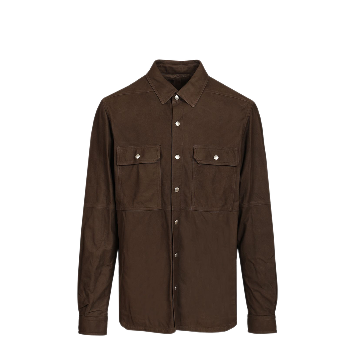 MAYFEYR - Rick Owens - Outershirt In Feather Nappa Leather - RU02F4729LBS84