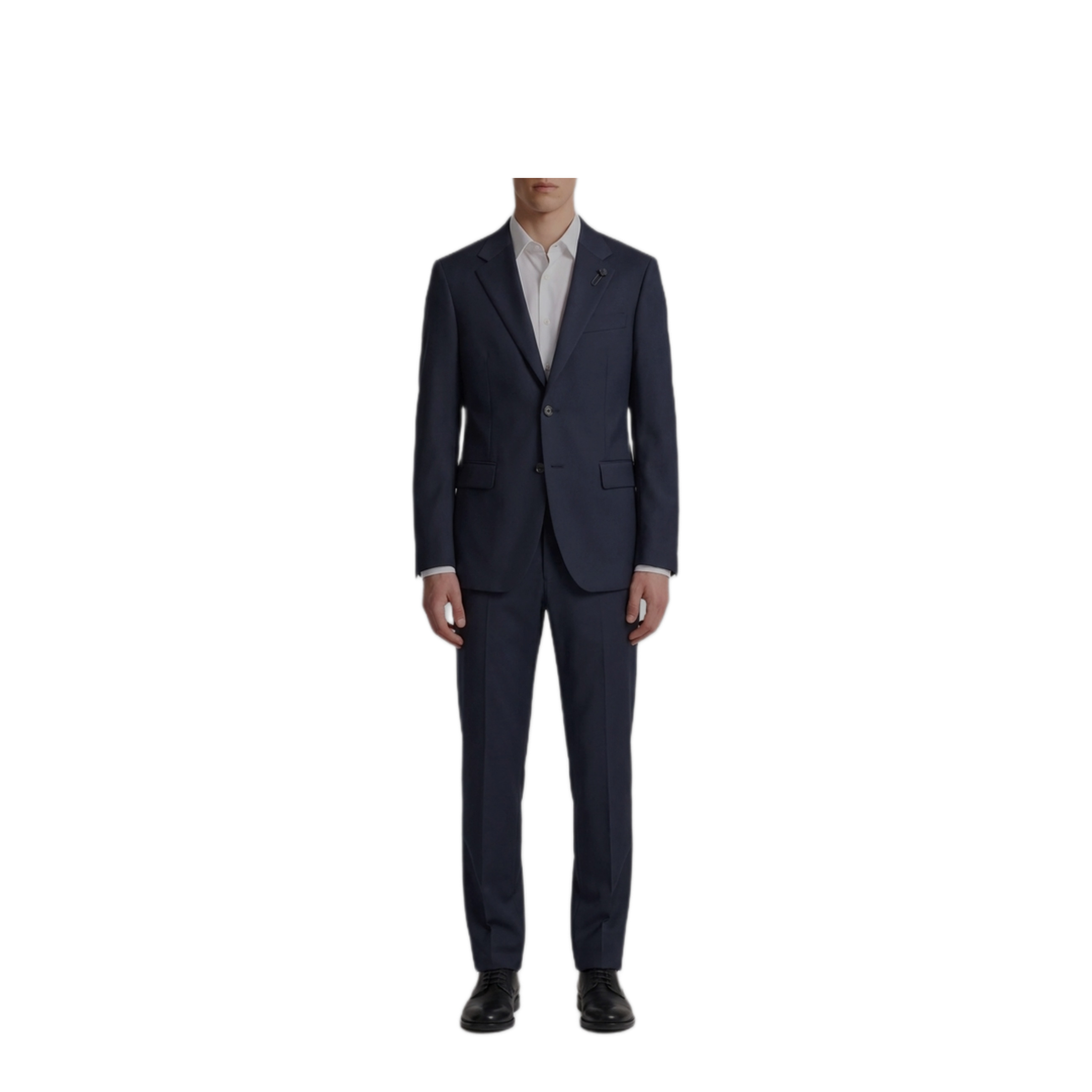 MAYFEYR - Lardini - Dark Blue Virgin Wool Suit - AC5931ECN64414850