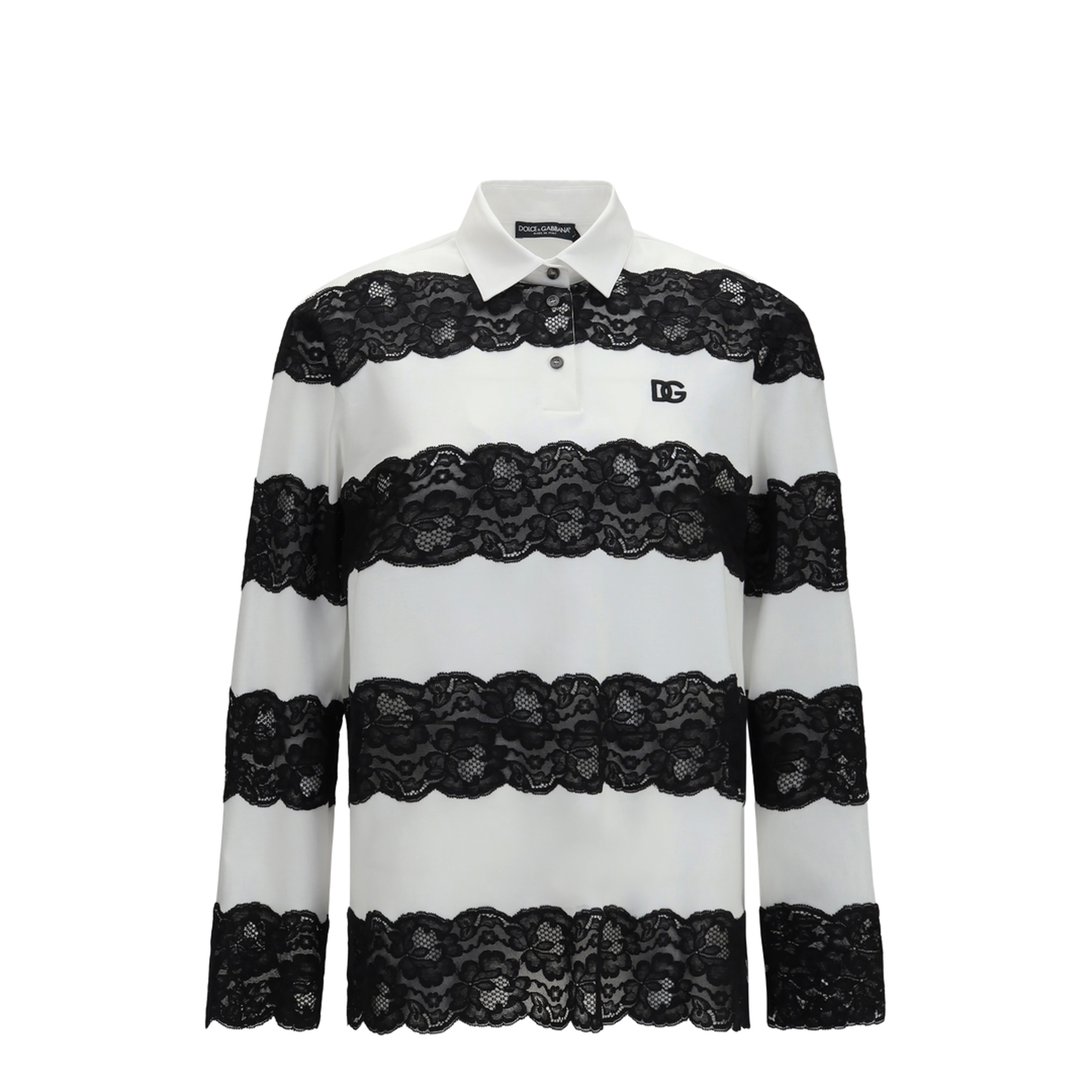 MAYFEYR - Dolce & Gabbana - Long-Sleeve Polo - F8W07ZGDDML