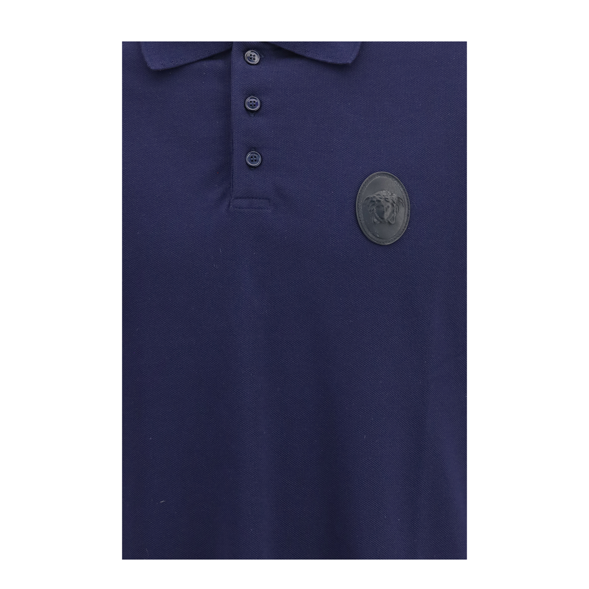MAYFEYR - Versace - Cotton Piqu Polo With Medusa Patch - 10268841A192311UI40