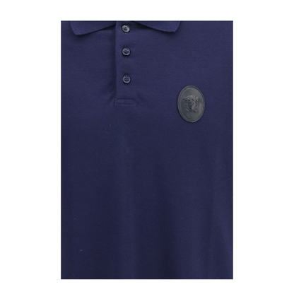 MAYFEYR - Versace - Cotton Piqu Polo With Medusa Patch - 10268841A192311UI40