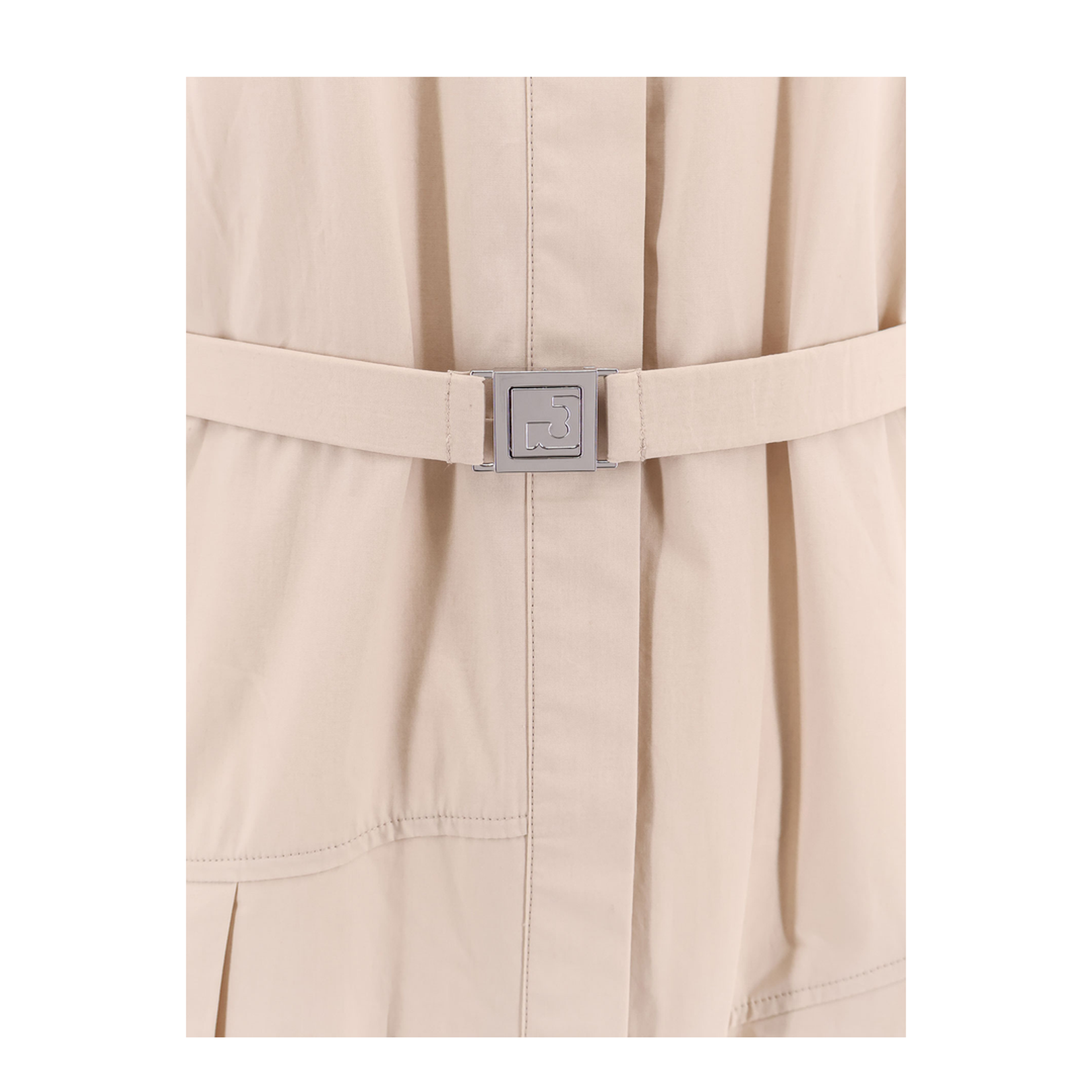 Pleated Cotton Dress