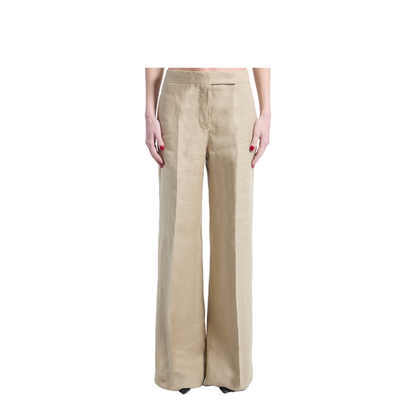 MAYFEYR - Max Mara - Big Pants In Linen Natté - 261113124360010710003