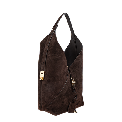 Suede Shopper Bag