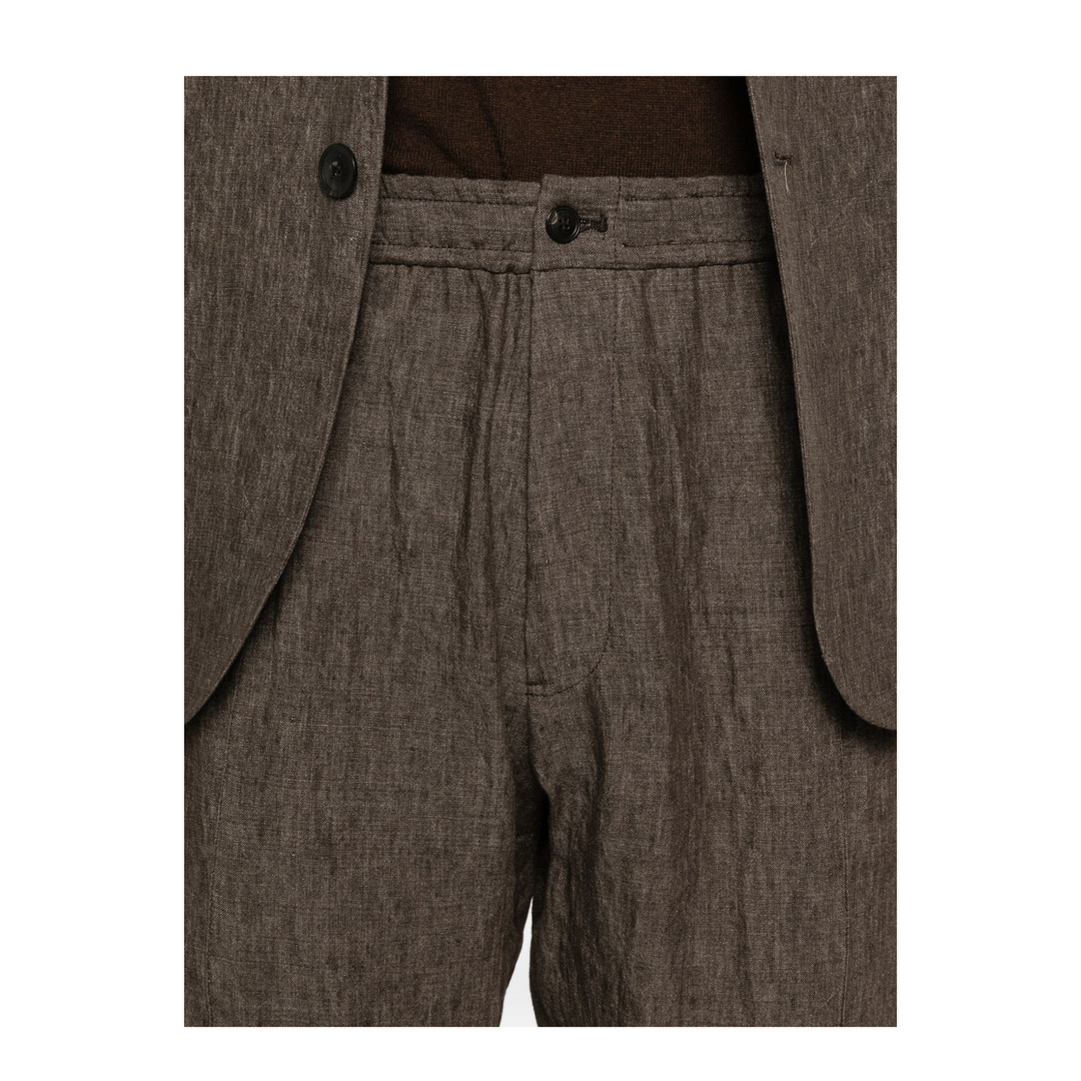 MAYFEYR - Emporio Armani - Trousers Brown - EM004672TE10410O6002