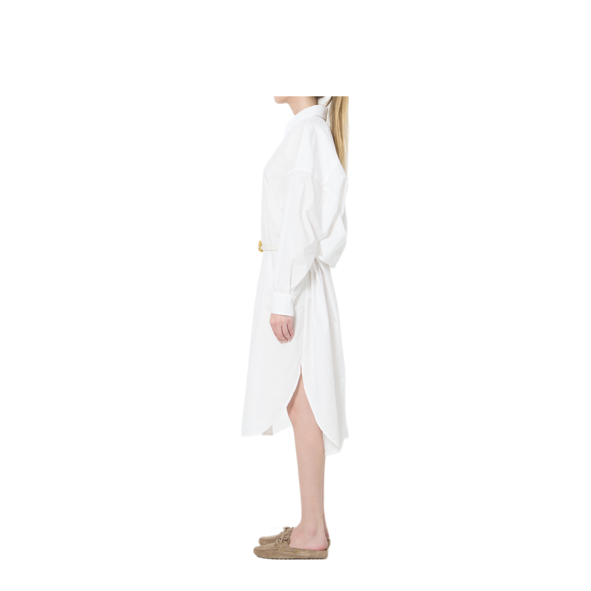 MAYFEYR - The Frankie Shop - Bloom Organic Cotton Shirt Dress - SDFS22061000WHITE