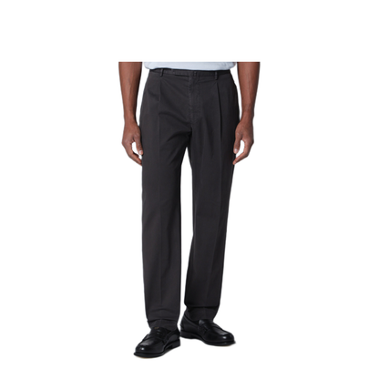 MAYFEYR - Santaniello - Black Cotton Trousers - DSE3295CO97